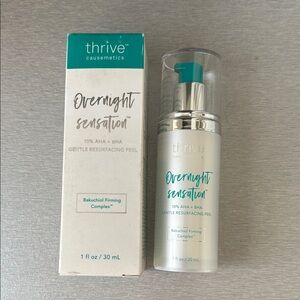 Thrive Causemetics Overnight Sensation Gentle Resurfacing Peel 1 Fl oz. NEW